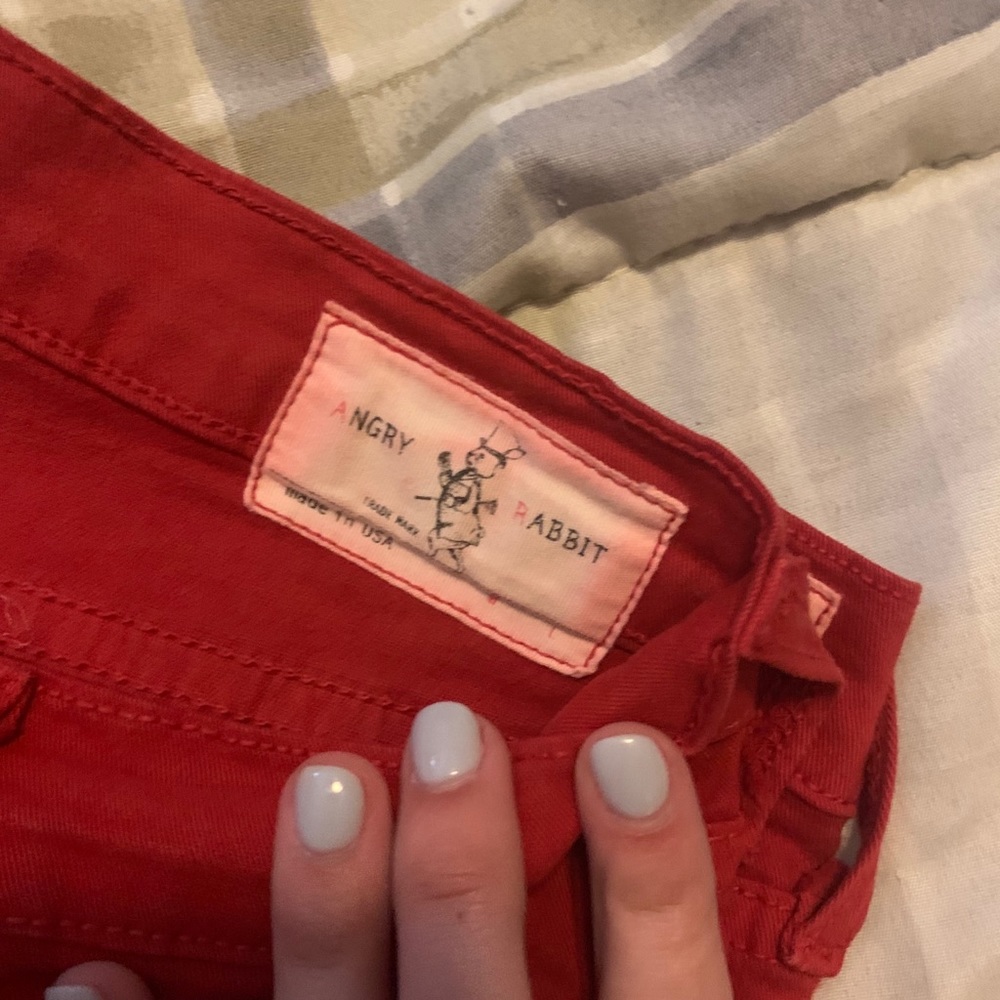 Red Angry Rabbit pants - Picture 2 of 2